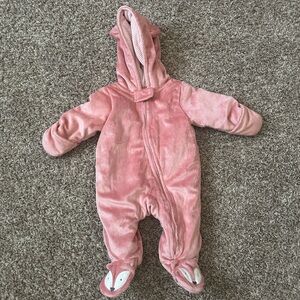 Carter's Pink Cozy Footie One Piece